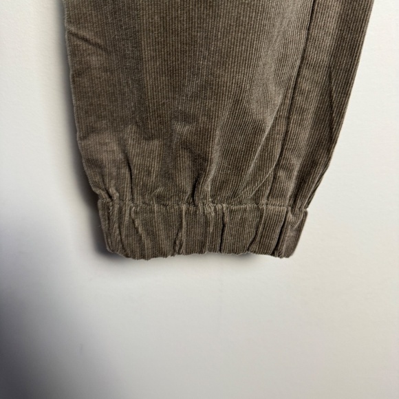 Banana Republic Petite Women's Corduroy Jogger Pants Tan/Brown 6P Ankle Zipper - Picture 2 of 14